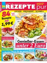 Rezepte pur 5/2024 "Genießer-Essen unter 2 Euro"