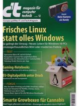 CT MAGAZIN 12/2024 "Frisches Linux statt olles Windows"