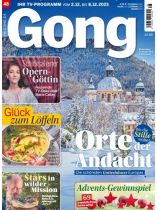 Gong 48/2023 "Orte der Andacht"
