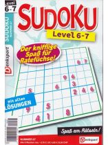 Denksport Sudoku Level  6 67/2026