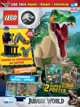 LEGO Jurassic World 52/2026 "Extra: Ranger mit Futterkran und Raptor"