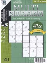 MULTI SUDOKU 79/2026 "43 Multi-Sudoku-Rätsel mittel/schwer"