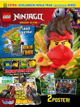LEGO Ninjago (MoS) 135/2025 "Extra: Ninja Frak + Bonusfigur + LE-Karte"