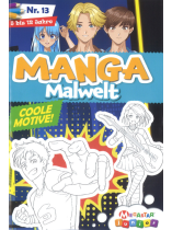 MANGA MALWELT 13/2026 "Coole Motive zum Ausmalen"