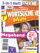 Rätselexpress Wortsuche M 8/2026 "3 Hefte in einem Megaband"
