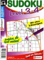 Denksport Sudoku Level  3 107/2026
