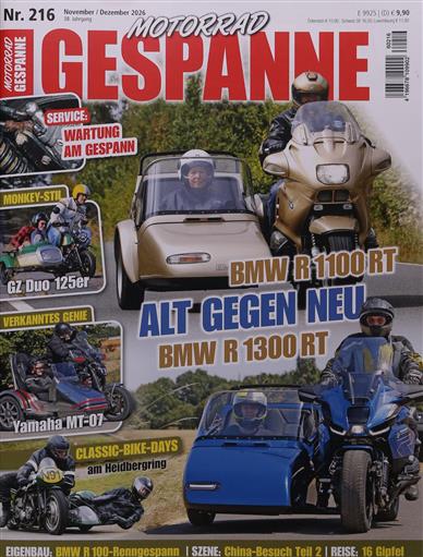 MOTORRAD GESPANNE 216/2026 "BMW R 1100 RT Alt gegen Neu"