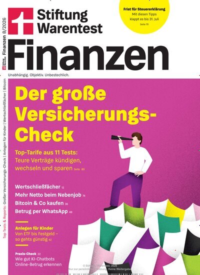 Stiftung Warentest Finanz 9/2026 