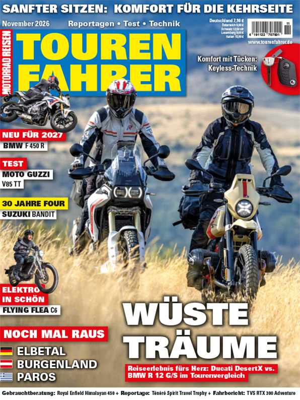 Tourenfahrer 11/2026 "W&uuml;stentr&auml;ume mit DesertX und GS"