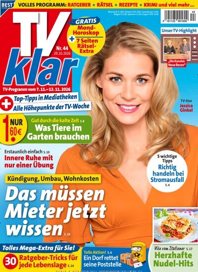 TV klar 44/2026 "Das m&uuml;ssen Mieter jetzt wissen"